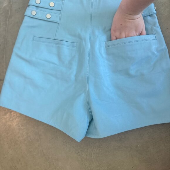 BRAND NEW IRO Paris Leather Shorts - Picture 5 of 8
